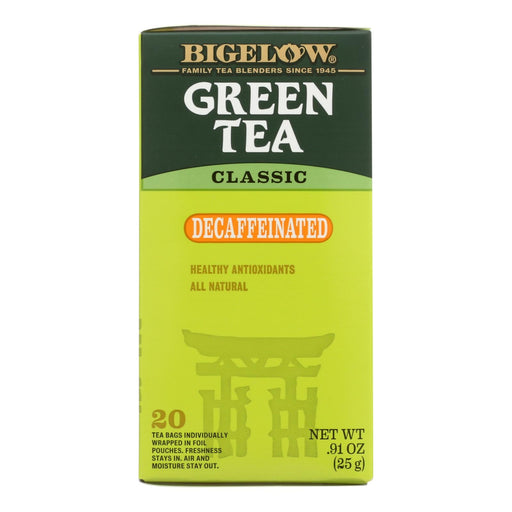 Bigelow Tea Decaf Green Tea - Case Of 6 - 20 Bag Biskets Pantry 