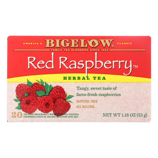 Bigelow Tea Herbal Tea - Red Raspberry - Case Of 6 - 20 Bag Biskets Pantry 