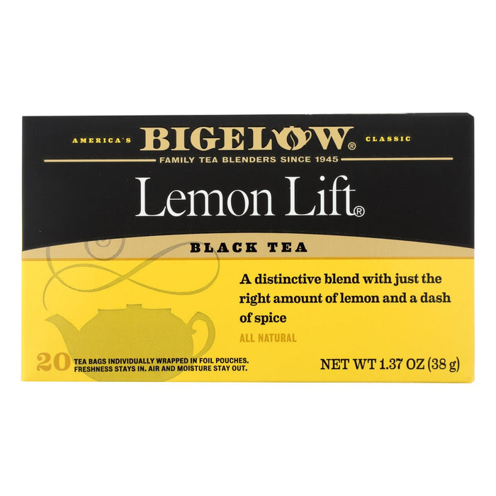 Bigelow Tea Lemon Lift Black Tea - Case Of 6 - 20 Bags Biskets Pantry 