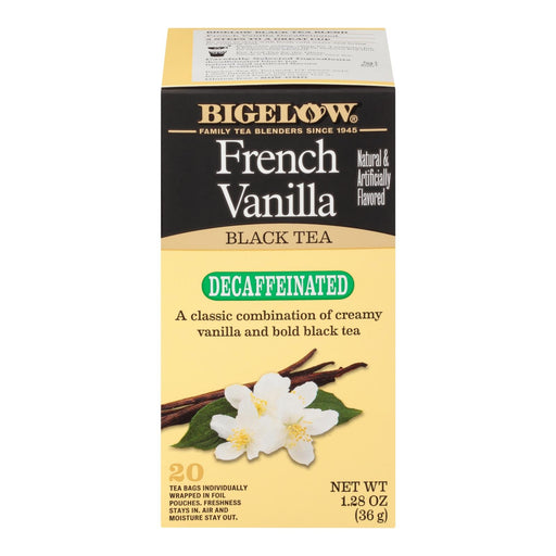 Bigelow Tea Tea - Decaf - French Vanilla - Case Of 6 - 20 Bag Biskets Pantry 