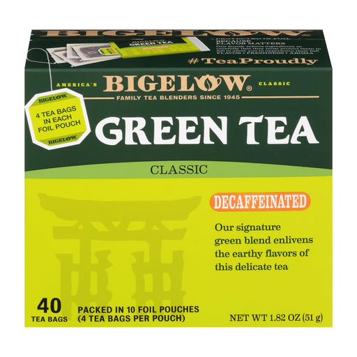 Bigelow Tea - Tea Decaf Green - Case Of 6 - 40 Bag Biskets Pantry 