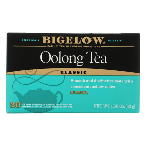 Bigelow Tea Tea - Oolong - Case Of 6 - 20 Bag Biskets Pantry 