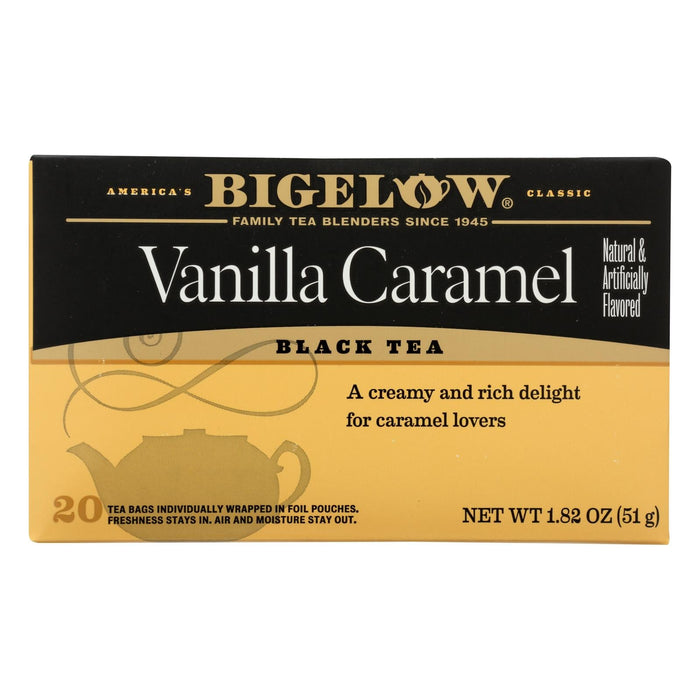 Bigelow Tea Vanilla Caramel Black Tea - Case Of 6 - 20 Bags Biskets Pantry 