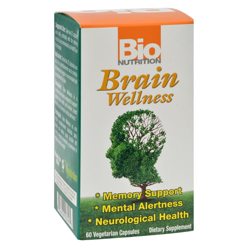 Bio Nutrition - Brain Wellness - 60 Vegetarian Capsules Biskets Pantry 