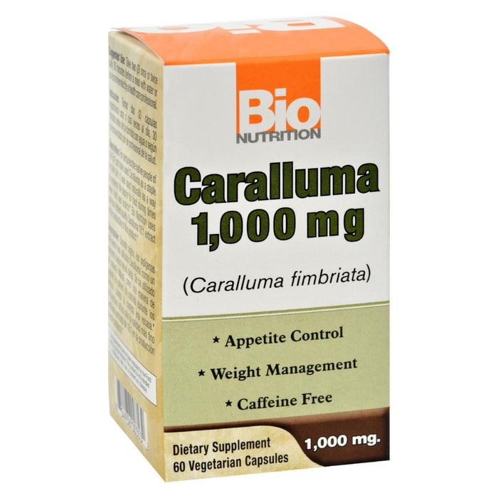 Bio Nutrition - Caralluma - 1000 Mg - 60 Vegetarian Capsules Biskets Pantry 