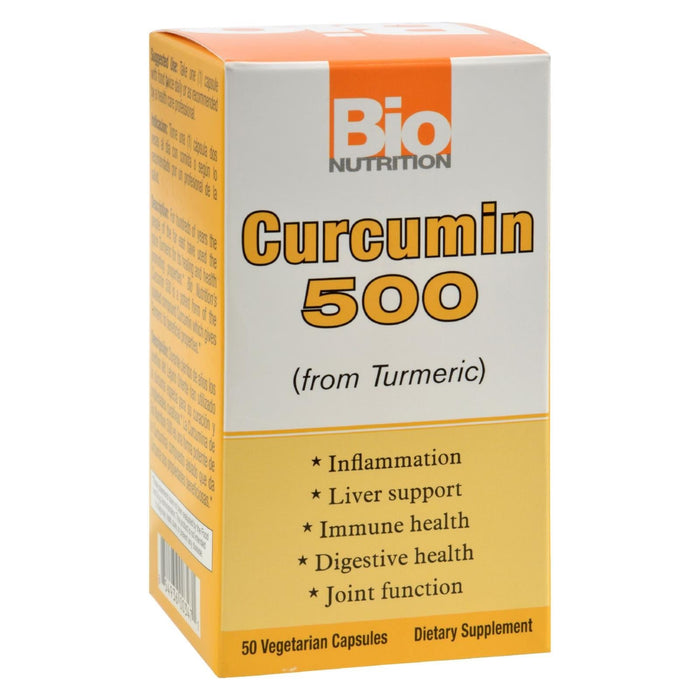 Bio Nutrition - Curcumin 500 - 50 Vegetarian Capsules Biskets Pantry 