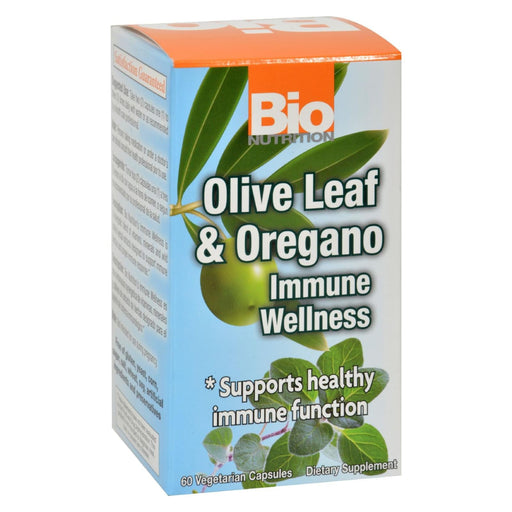 Bio Nutrition - Immune Wellness - Olive Leaf And Oregano - 60 Vcaps Biskets Pantry 