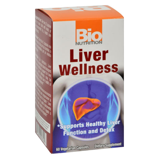 Bio Nutrition - Liver Wellness - 60 Vegetarian Capsules Biskets Pantry 