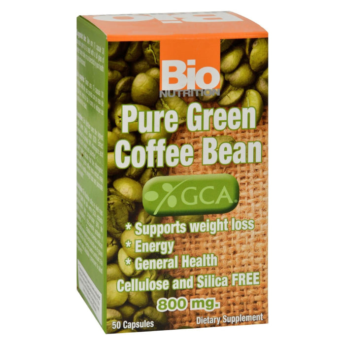 Bio Nutrition - Pure Green Coffee Bean - 50 Gelcaps Biskets Pantry 