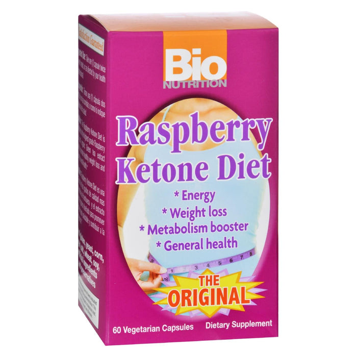 Bio Nutrition - Raspberry Ketone Diet - 60 Veggie Capsules Biskets Pantry 