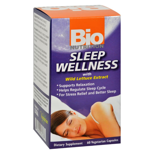 Bio Nutrition - Sleep Wellness - 60 Vcaps Biskets Pantry 