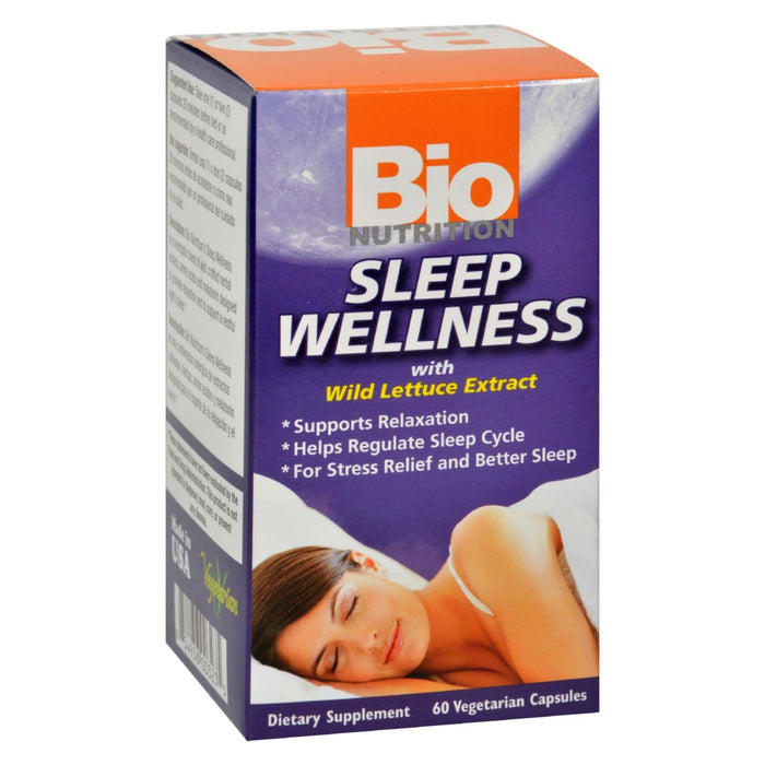 Bio Nutrition - Sleep Wellness - 60 Vcaps Biskets Pantry 