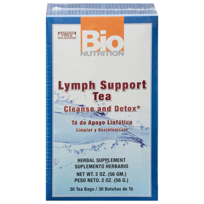 Bio Nutrition - Tea Lymph Support - 1 Each-30 Bag Biskets Pantry 