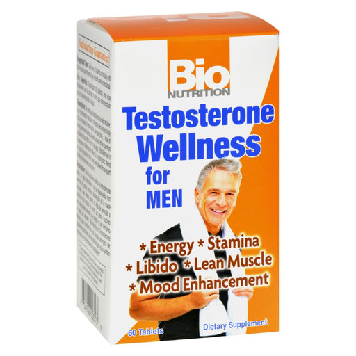 Bio Nutrition - Testosterone Wellness For Men - 60 Tablets Biskets Pantry 