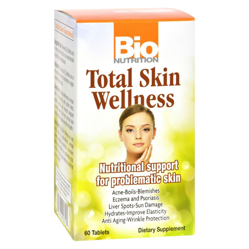 Bio Nutrition - Total Skin Wellness - 60 Tablets Biskets Pantry 