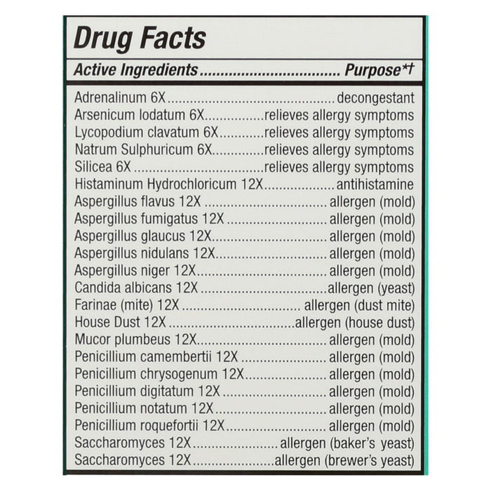Bio-allers - Allergy Treatment Mold Yeast And Dust - 1 Fl Oz Biskets Pantry 
