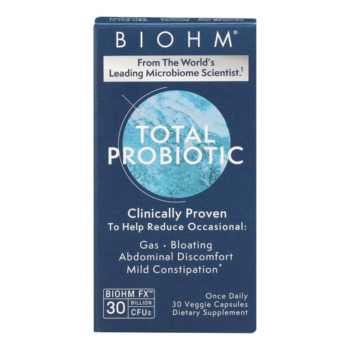 Biohm - Probiotic Total - 1 Each 30 - Count Biskets Pantry 