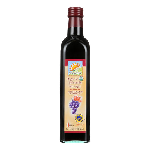Bionaturae Organic Balsamic Vinegar Of Modena  - Case Of 12 - 17 Fz Biskets Pantry 