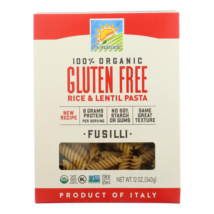 Bionaturae - Pasta Og1 Fusilli G/f - Cs Of 12-12 Oz Biskets Pantry 