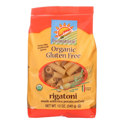 Bionaturae - Pasta Og1 Rigatoni G/f - Cs Of 12-12 Oz Biskets Pantry 