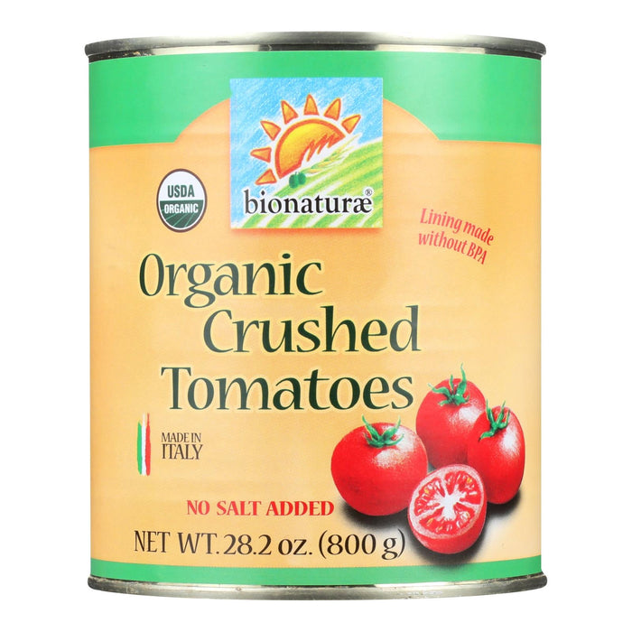 Bionaturae Tomatoes - Organic - Crushed - 28.2 Oz - Case Of 12 Biskets Pantry 