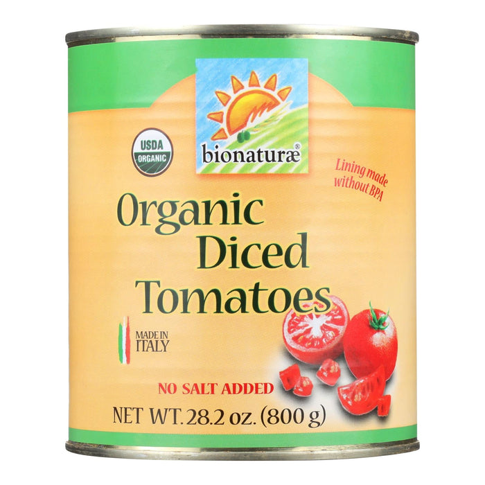 Bionaturae Tomatoes - Organic - Diced - 28.2 Oz - Case Of 12 Biskets Pantry 
