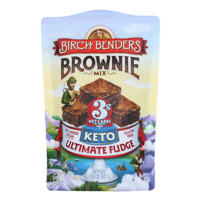 Birch Benders - Brwni Mix Ult Fudge Keto - Case Of 6-10.8 Oz Biskets Pantry 