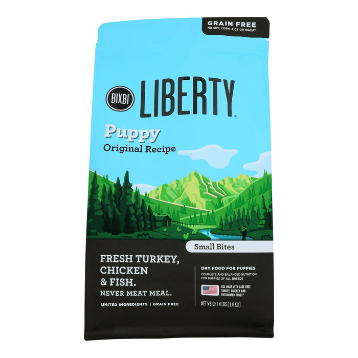 Bixbi - Dog Fd Lbrty Orgnl Puppy - Case Of 6-4 Lb Biskets Pantry 