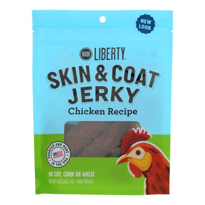 Bixbi - Jerky Skin & Coat Chicken - Case Of 6-5 Oz Biskets Pantry 