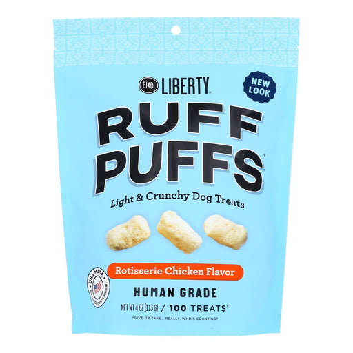 Bixbi - Ruff Puffs Rotissrie Chicken - Case Of 8-4 Oz Biskets Pantry 