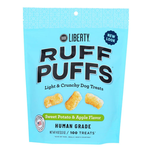 Bixbi - Ruff Puffs Sweet Pot & Ap - Case Of 8-4 Oz Biskets Pantry 