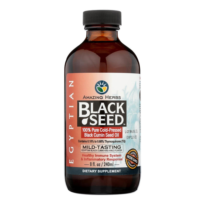 Black Seed - Black Seed Oil Egyptian - 1 Each - 8 Fz Biskets Pantry 