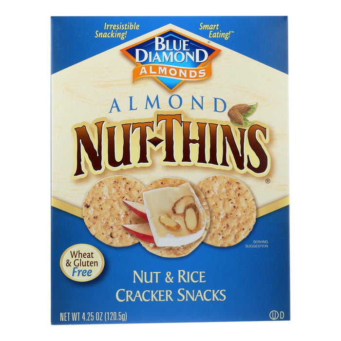 Blue Diamond - Nut Thins - Almond - Case Of 12 - 4.25 Oz. Biskets Pantry 