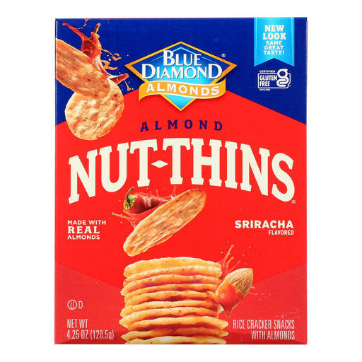 Blue Diamond - Nut Thins Sriracha - Case Of 6 - 4.25 Oz Biskets Pantry 