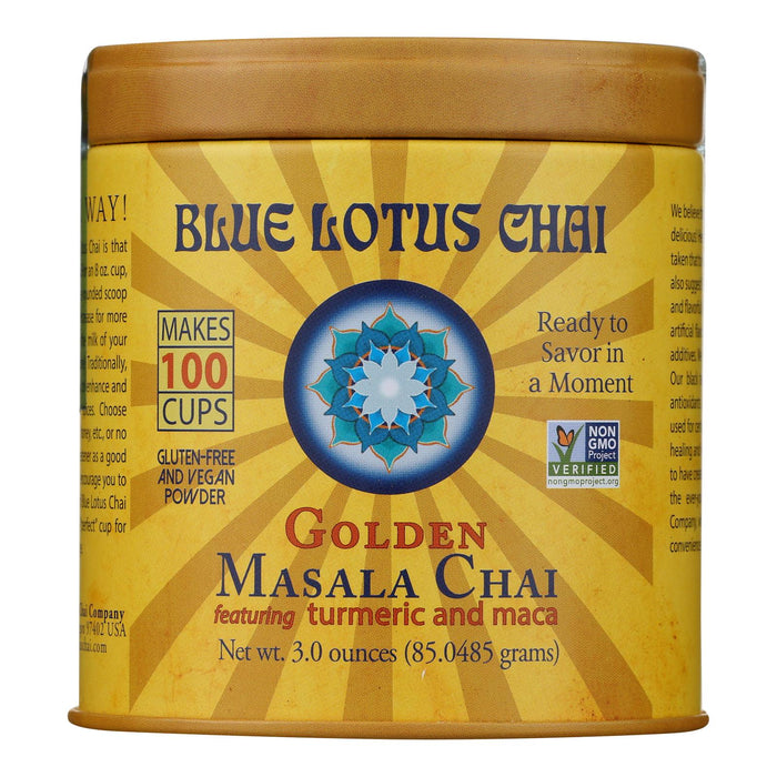 Blue Lotus - Masala Chai Golden - Case Of 6 - 3 Oz Biskets Pantry 