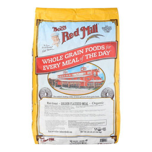 Bob's Red Mill 100% Organic Flaxseed - Golden Meal - 25 Lb. Biskets Pantry 