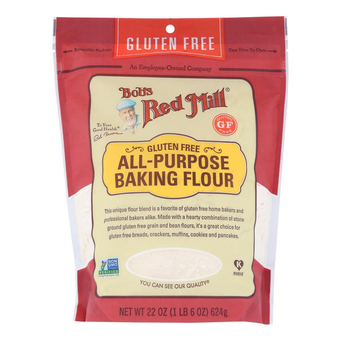 Bob's Red Mill - Baking Flour All Purpose - Case Of 4-22 Oz Biskets Pantry 