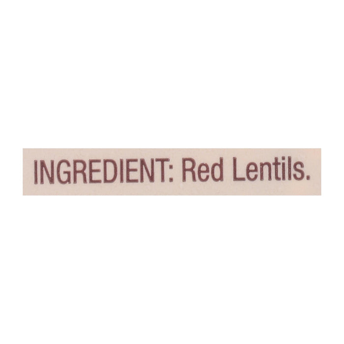Bob's Red Mill - Beans Red Lentils - Case Of 4-27 Oz Biskets Pantry 