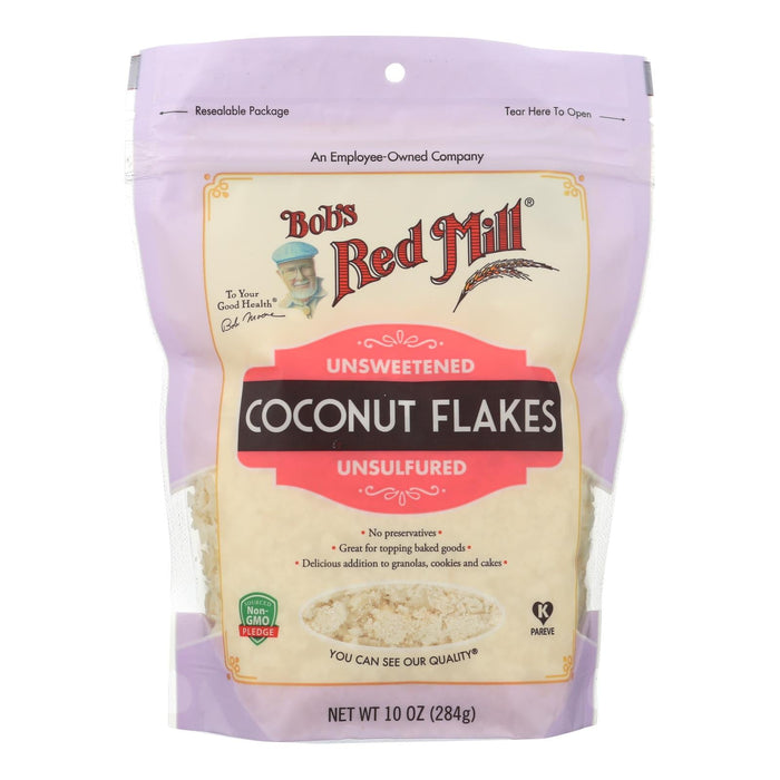 Bob's Red Mill - Coconut Flakes - Case Of 4-10 Oz Biskets Pantry 