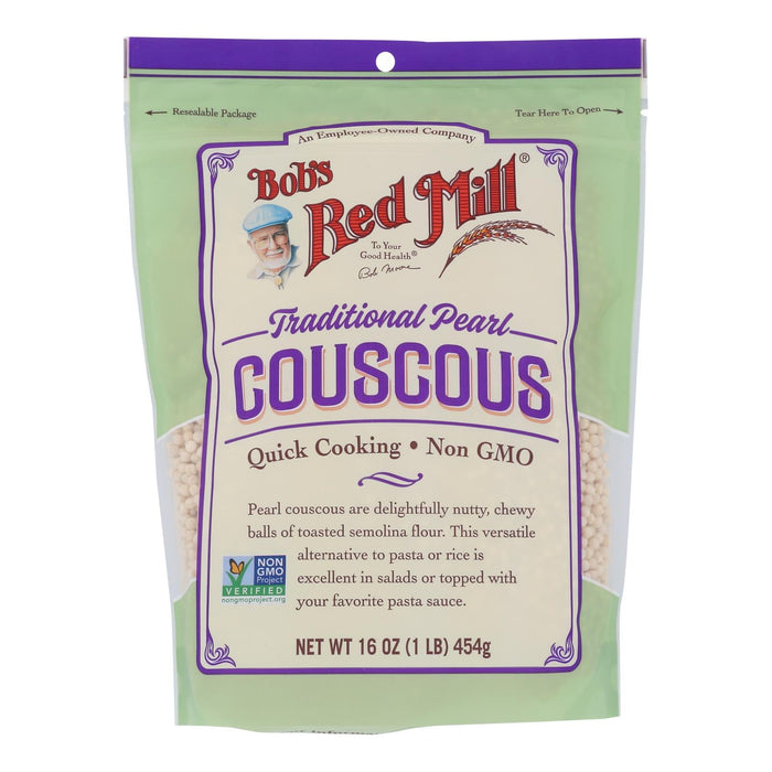 Bob's Red Mill - Couscous Pearl Natural - Case Of 4 - 16 Oz Biskets Pantry 