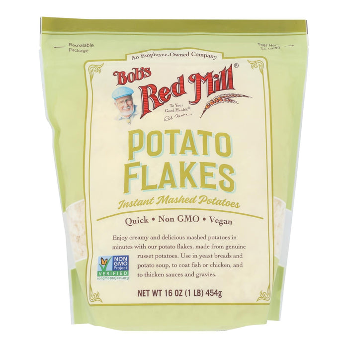 Bob's Red Mill - Flakes Instant Creamy Mshdpot - Case Of 4 - 16 Oz Biskets Pantry 