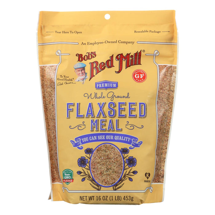 Bob's Red Mill - Flaxseed Meal - Gluten Free - Case Of 4 - 16 Oz Biskets Pantry 