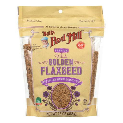 Bob's Red Mill - Flaxseeds Golden Gluten Free - Case Of 4-13 Oz Biskets Pantry 