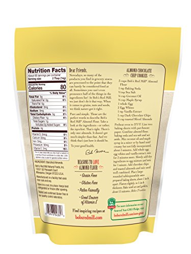 Bob's Red Mill - Flour - Almond - Blanched - Case Of 4 - 32 Oz Biskets Pantry 