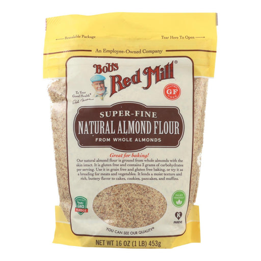 Bob's Red Mill - Flour - Almond - Natural - Case Of 4 - 16 Oz Biskets Pantry 