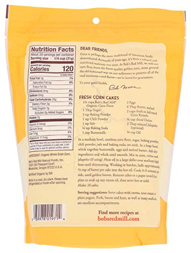 Bob's Red Mill - Flour Corn - Case Of 4 - 22 Oz Biskets Pantry 