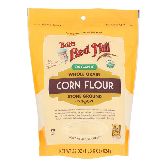 Bob's Red Mill - Flour Corn - Case Of 4 - 22 Oz Biskets Pantry 