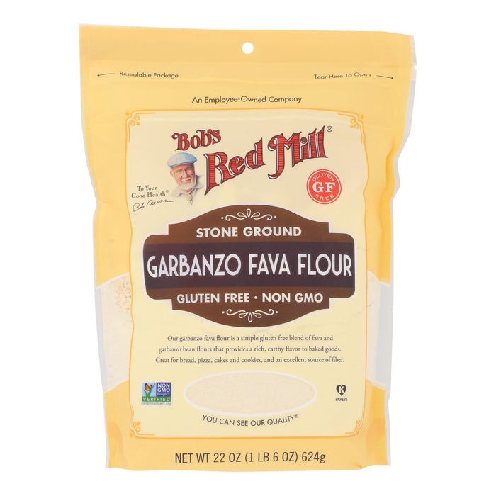 Bob's Red Mill - Flour Garbanzo/fava Gluten Free - Case Of 4 - 22 Oz Biskets Pantry 