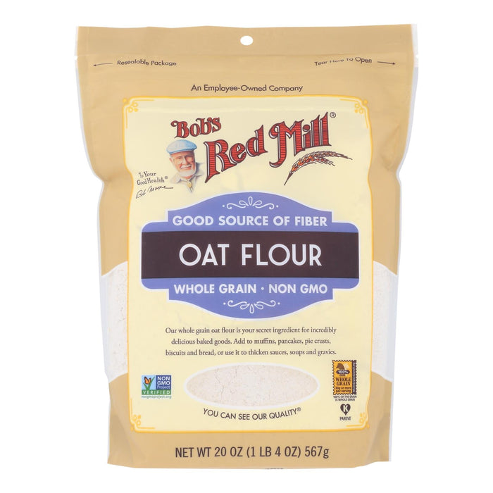 Bob's Red Mill - Flour Oat Whole Grain - Case Of 4-20 Oz Biskets Pantry 