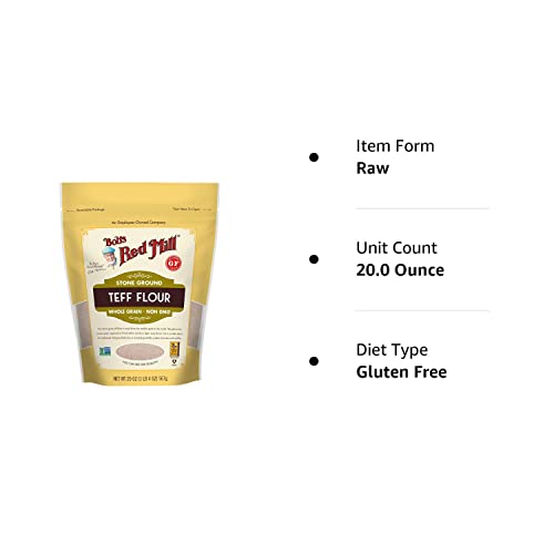 Bob's Red Mill - Flour Teff G/f - Case Of 4-20 Oz Biskets Pantry 